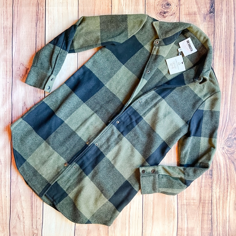 ⚡️BB DAKOTA ELDRIDGE PLAID JACKET